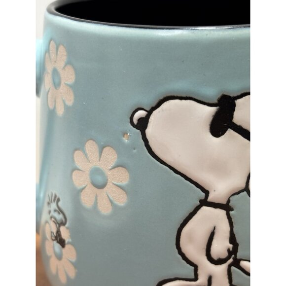 Peanuts R Squared Zrike Brands Joe Cool Snoopy Woodstock Ceramic Coffee Tea Mug - Picture 4 of 8